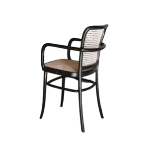 New Arrival Solid Wooden Home <b>Furniture</b> Rattan Wicker Back Chair <b>Bar</b> Stool For <b>Bar</b> Dining Restaurant <b>Furniture</b> - Product Image 1