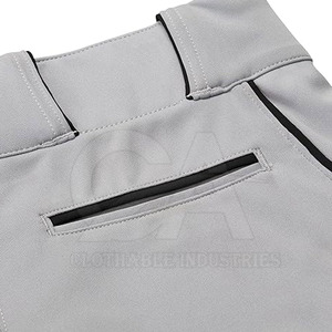 Prix de vente en gros 2025 pantalons de baseball conception gratuite personnalisée pantalons de baseball pour hommes pas cher - Product Image 4