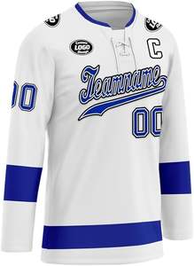 Maillot de hockey personnalisé, fournisseur aux États-Unis, au Royaume-Uni et en Europe, maillot de hockey pour match et entraînement, coupe et design personnalisés - Product Image 3