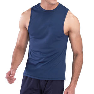 Camiseta Deportiva de Algodón 100% para Hombre, Transpirable, con Logotipo Personalizado, Tejida, Ropa Deportiva OEM de Alta Calidad - Product Image 1