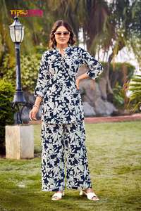 Nuevo catálogo Lanching Rayon Printed Co-Ord Set para festivales y fiestas Ropa informal india y pakistaní a un precio - Product Image 3
