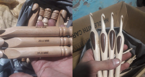 Kit de Costura Portátil de Madera y Resina Hecho a Medida en Varios Tamaños, Elaborado a Mano con Detalles de Resina, Ecológico y Duradero - Product Image 6