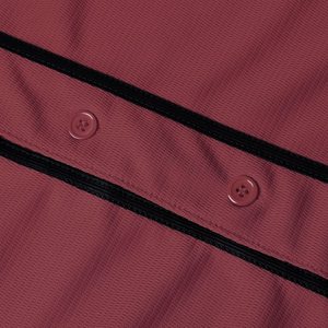 เสื้อเบสบอลทีมออกแบบได้ตามต้องการเสื้อมีกระดุมสำหรับทุกเพศเสื้อ100% โพลีเอสเตอร์ป้องกันแบคทีเรียระบายอากาศตาข่ายแขนสั้นชุดกีฬาสำหรับนักกีฬา - Product Image 6