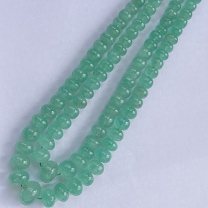 6mm 12mm naturel russe émeraude pierre lisse Rondelle perles brin collier pierres précieuses 2025 tendance bijoux produits - Product Image 3