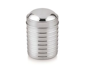 Recipiente para Alimentos Secos de Acero Inoxidable de Grado Alimenticio, Cuerpo Acanalado, Bote para Especias para Uso en la Cocina - Product Image 3