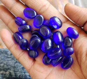 ชุดรูปแบบลูกอมหินอ่อนสีฟ้าแก้ว Cabochons ในคละสีเหมาะสำหรับนักออกแบบแหวนนิ้วมือและผู้ผลิตจี้สร้อยคอ - Product Image 2