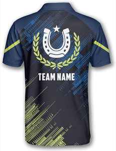 เสื้อโปโลผู้ชายสำหรับขี่ม้าเสื้อแขนสั้นเสื้อขี่ม้าระบายอากาศแห้งเร็วชุดกีฬาสำหรับฝึกซ้อมกลางแจ้งและแข่งขัน - Product Image 3