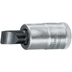 Gedore 1/2'' Screwdriver Bit <b>Socket</b> for Metric Slotted Head Screws - Product Image 1