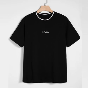 Estilo único 2025 cómodo ropa de calle de lujo buena calidad al por mayor nuevo estilo hombres media manga camiseta de verano - Product Image 1