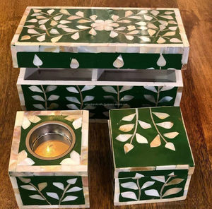 <b>Mini</b> Small Bakhour Madkhan Mubkhra Incense Burner Holder for Burning Oud <b>Set</b> for Home Decor at Cheap Price by LUXURY CRAFTS - Product Image 1