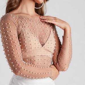 Nouveau look avec un prix raisonnable Soutien-gorge de danse de créateur avec des perles ethniques Performance de scène à la mode avec une qualité supérieure - Product Image 2