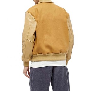 Veste d'université de Service OEM, vêtement d'hiver pour hommes, bombardier personnalisé, veste d'université, vente en gros, vierge, veste d'université - Product Image 4