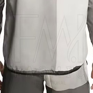 Ensemble professionnel deux pièces avec capuche zippée patchs personnalisés logo avant par Fasmic Industry pour hommes - Product Image 6