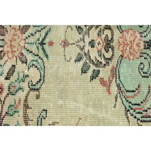 Clásico verde Beige 1,6 X 3.8ft lana Aubusson diseño sala de estar alfombra Patchwork rectángulo aparador alfombra con respaldo de látex - Product Image 5