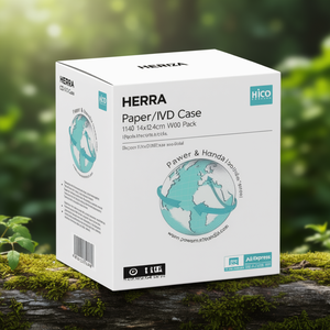 HERMA CD/DVD Case 1140 12.4x12.4cm <b>White</b> 100-Pack - Product Image 3