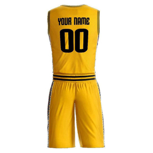 Wholesale Custom Men's Basketball Jersey Uniform Set 100% Polyester Sublimation Transfer Print Quick Dry Breathable Summer - Product Image 1