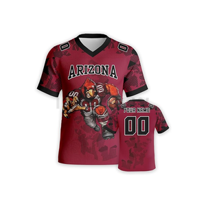 Conjunto de camiseta de fútbol americano para adultos Uniforme de fútbol americano disponible personalizado 100% poliéster Camiseta de fútbol americano - Product Image 5