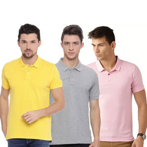 Polo pour homme en tissu durable, usine auditée, fournisseur de vêtements haut de gamme - Product Image 1