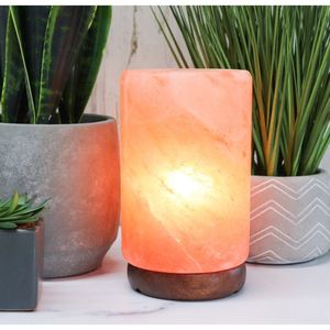 Premium Handcrafted Himalayan <b>Pink</b> <b>Salt</b> Jar <b>Lamp</b> Made from Natural Carved Rock <b>Salt</b> for Export from Pakistan - Product Image 1