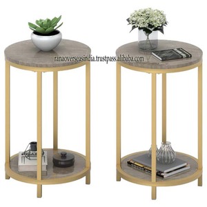 Standard Premium Quality Modern Gold Metal <b>Frame</b> & Top Marble Coffee Table Different Size Shape Use Home Office Dining Room - Product Image 4