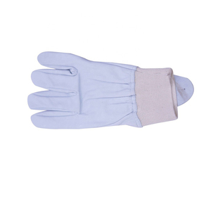 Guantes DE PROTECCIÓN DE TRABAJO DE cuero sólido Real para hombres de alta calidad Material de algodón Guantes de trabajo de tarifa de venta completa - Product Image 2