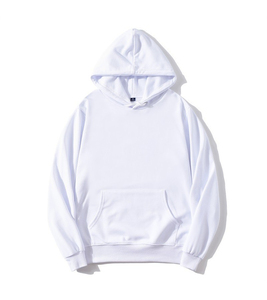 Hoodies personnalisés à faible MOQ, 100% coton, poids lourd, poches avant, logo imprimé, manches côtelées pour l'hiver, pour usage extérieur - Product Image 2