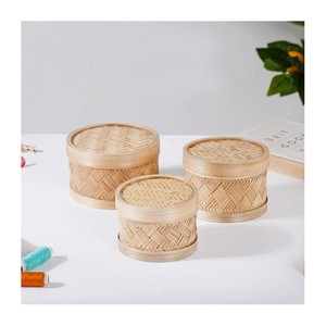Coffret cadeau de bougies pour fête de mariage, événement, promotion, boîtes en bambou faites à la main avec logo personnalisé - Product Image 1