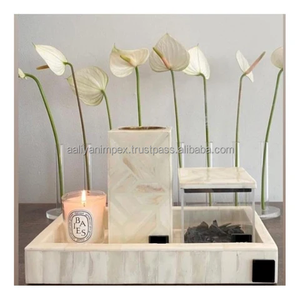 Beautiful Decorative Incense Burner Tray Sets Latest Mop Bone Inlay Ramadan Gift Bakhoor Burner Tray From Aaliyan Impex - Product Image 4