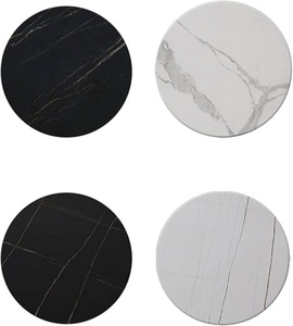 Tất cả thời tiết Bistro đồ nội thất nhà hàng ngoài trời bền Countertop đồ nội thất khách sạn cà phê Cafe <span class=keywords><strong>Granite</strong></span> thiêu kết Đá Bàn - Product Image 5