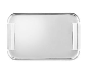 Bandejas para servir elegantes para el hogar, hotel y restaurante, color plateado, modernas Bandejas para servir de acero inoxidable, Forma cuadrada, suministros para hotel - Product Image 3