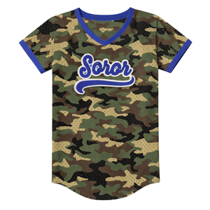 Pull de baseball Camo Zeta Phi Beta Soror, inspiré des fondateurs de 1920, sororité grecque, vêtements haut de gamme pour femmes - Product Image 3