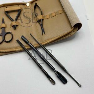 Black Stainless Steel <b>Nail</b> <b>Clipper</b> Cutter Grooming Kit Manicure <b>Set</b> Pedicure Toe <b>Nail</b> Art Tools <b>Set</b> Kits - Product Image 4