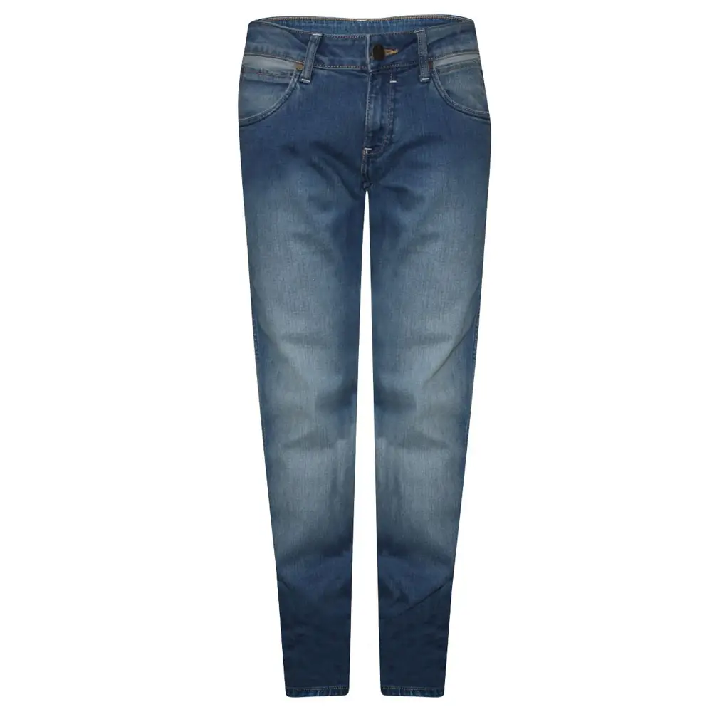 Celana Jeans nuansa matahari biru tua kustom untuk pria dan anak laki-laki dengan desain modis model baru