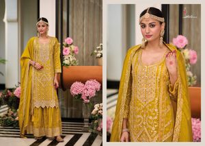 Seda pesada de excelente calidad con bordado, traje Salwar, fabricante de moda para mujer de Surat a precio mayorista - Product Image 5