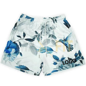 Short en maille de polyester sublimé personnalisé en gros Short de sport décontracté athlétique de course à pied Fitness Workout Gym Basketball Taille élastique - Product Image 1