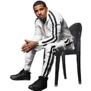 Ensemble de survêtement de luxe ultime pour homme, respirant, grande taille, patchwork, coupe-vent, 2 pièces, pour le fitness - Product Image 4