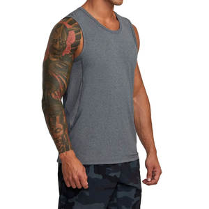 Vente en gros de débardeurs sans manches 100% coton pour hommes, débardeur uni pour hommes, débardeur de fitness pour unisexe - Product Image 1