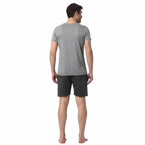 Conjuntos transpirables de verano para hombre con pantalones cortos y camisas para venta al por mayor conjuntos de algodón de moda para hombre con pantalones cortos y camisas con servicio - Product Image 2