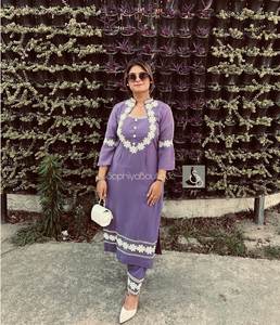 ชุดปาร์ตี้ดีไซเนอร์ใหม่สวมใส่กับ dupatta - Product Image 4