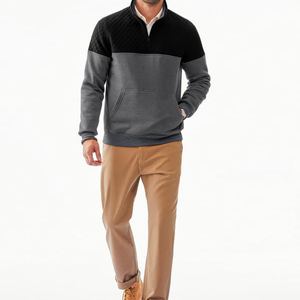 เสื้อกันหนาวอบอุ่นใส่ได้ทั้งชายและหญิง, เสื้อกันหนาวถักแบบสวมหัวแขนยาวลำลองสวมใส่สบายน้ำหนักเบา - Product Image 3