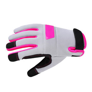 Haute qualité dernière conception gants de mécanicien de travail résistant à la chaleur Anti-chimique respirant 25cm personnalisable couleur unie usine - Product Image 4