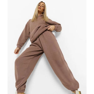 Conjuntos de Sudadera con Capucha y Pantalones Deportivos Personalizados al por Mayor, de Alta Calidad para Hombre, en Poliéster/Algodón, Teñidos en Color Sólido, Transpirables, para Invierno, Servicio OEM - Product Image 6