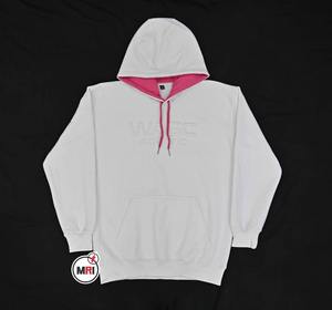 Pull surdimensionné en relief sur mesure Sweat à capuche bicolore avec logo brodé au dos pour unisexe - Product Image 5
