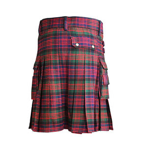 New Design Style Scottish Highland Traditional 2024 Plaid <b>Tartan</b> Kilts Available in Cheap Price - Product Image 4