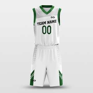 Ensemble de basketball personnalisé classique 76 sublimé, tenue de sport de haute qualité style américain à manches courtes avec pantalon - Product Image 1