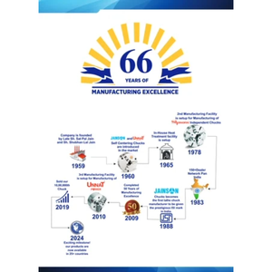 CNC 4 Jaw Hydraulic Power <b>Chuck</b> Steel Body High Accuracy for CNC <b>Lathe</b> Machines - Product Image 4