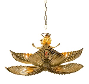 Lámpara colgante con textura de vidrio texturizado y latón decorativo de gran venta para comedor y decoración del hogar Lámparas de elección de lujo - Product Image 2