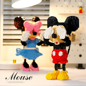 New Arrivals Mickey Minnie Mini Gạch Con Số Đồ Chơi Cho Kidsassembled Chuột Donalded Micro Xây Dựng Khối Vịt - Product Image 2