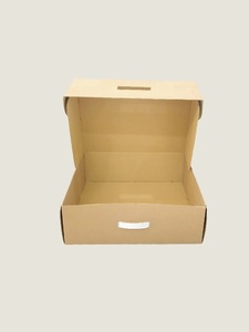 Cajas de papel corrugado con logotipo personalizable al por mayor, embalaje autoerecto con forma de avión para portátiles, productos para el hogar - Product Image 2