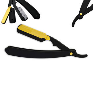 Knight Classic Rasoir de barbier professionnel à bord droit Shavette jetable de qualité pour le salon Caractéristique de sécurité Rasoir à gorge coupée - Product Image 3